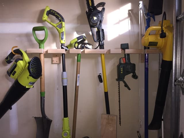 Garden Tool Storage Rack