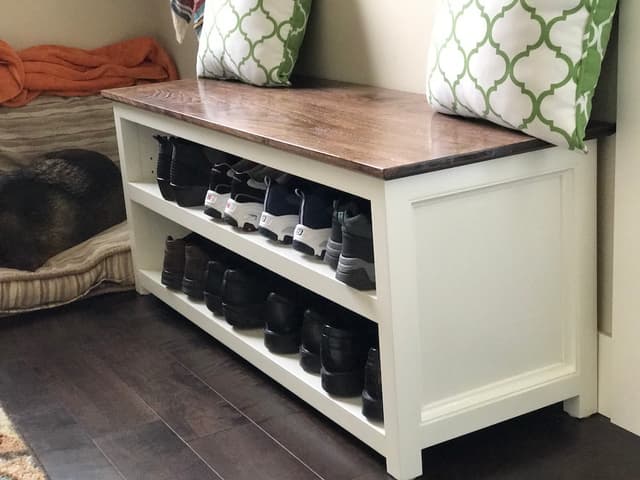 Shoe Storage Bench